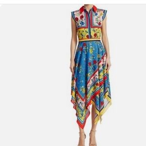 Alice & Olivia Farrah handkerchief dress